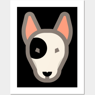 Bull terrier Posters and Art